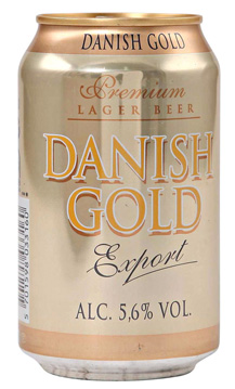 Danish Gold Export 5,6% 24x0,33l in the group L / L at Vingrossen.com - Vingrossen Handel GmbH (18019)