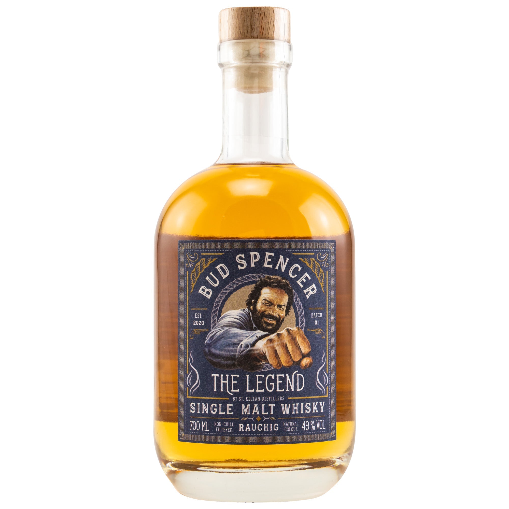 Bud Spencer Whisky Rauchig 49% 0,7L