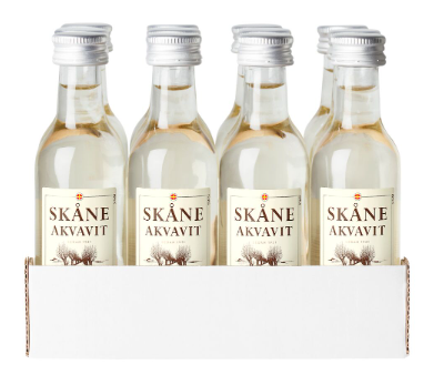 Skäne Akvavit Mini 38% 12 x 0,05L