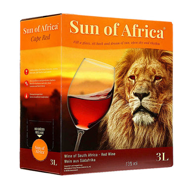 Sun of Africa Cap Red 13% 3L BIB