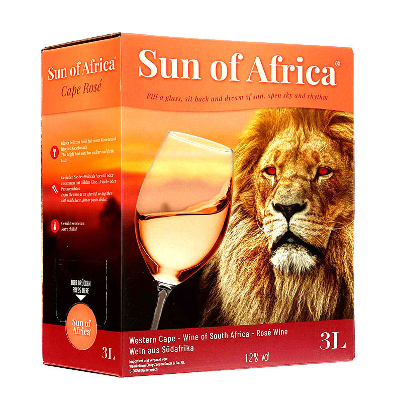 Sun of Africa cape Rose 12% 3L BIB