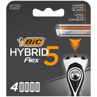 BIC Hybrid Flex 5 ersättningsblad 4 st.