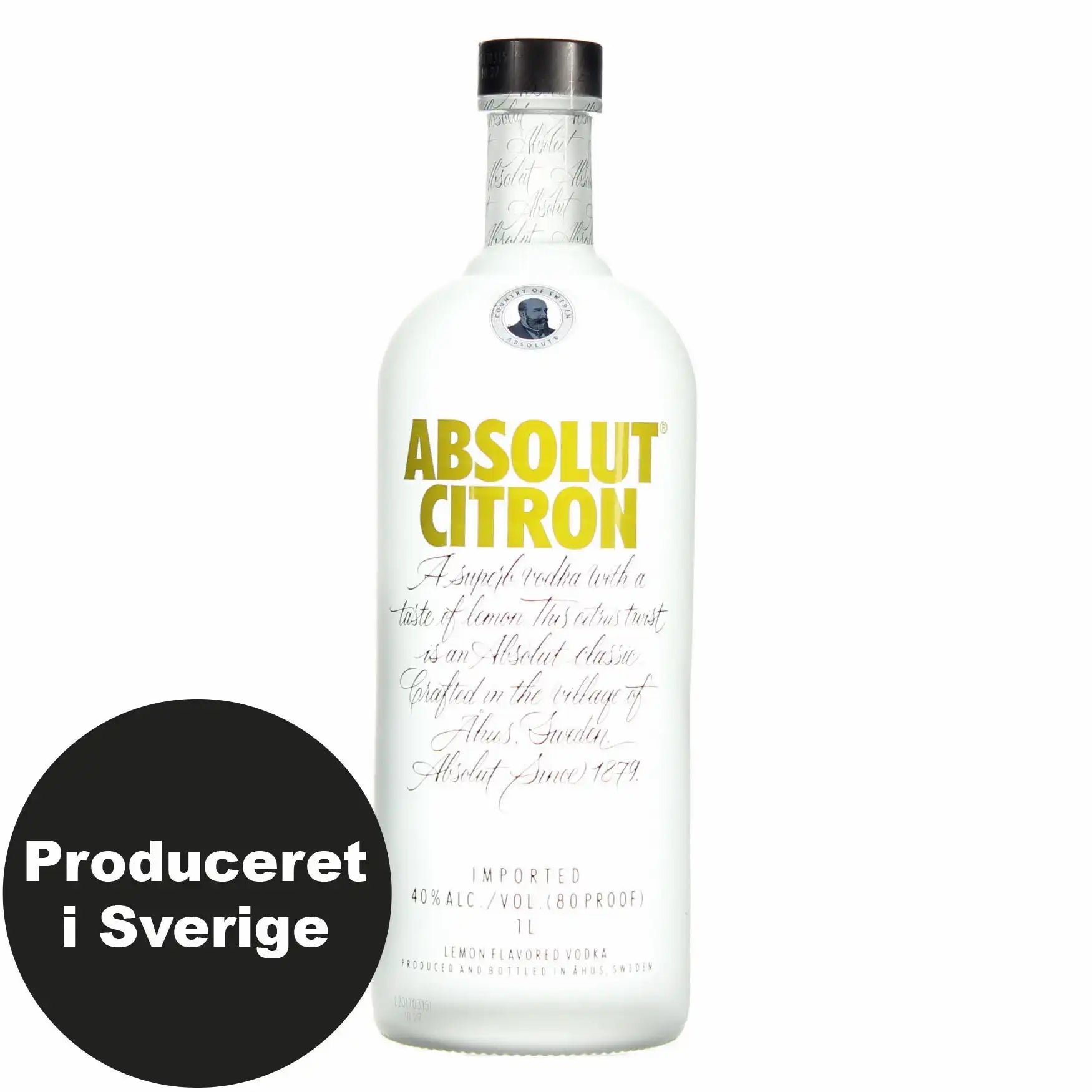 Vodka Absolut Citron 40% 1,0l