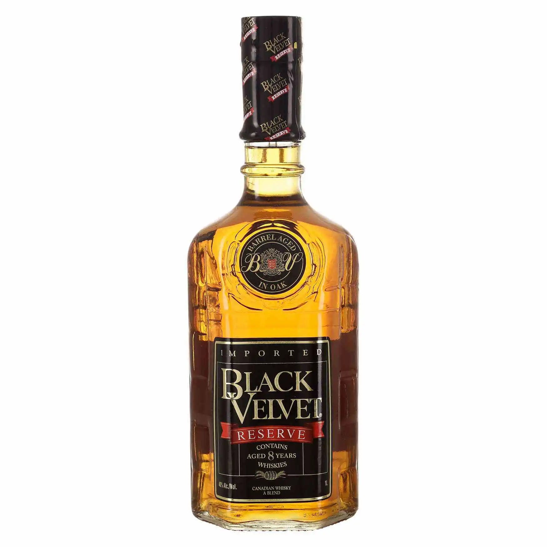 2er Pack Black Velvet Canadian Whisky 40% 1l