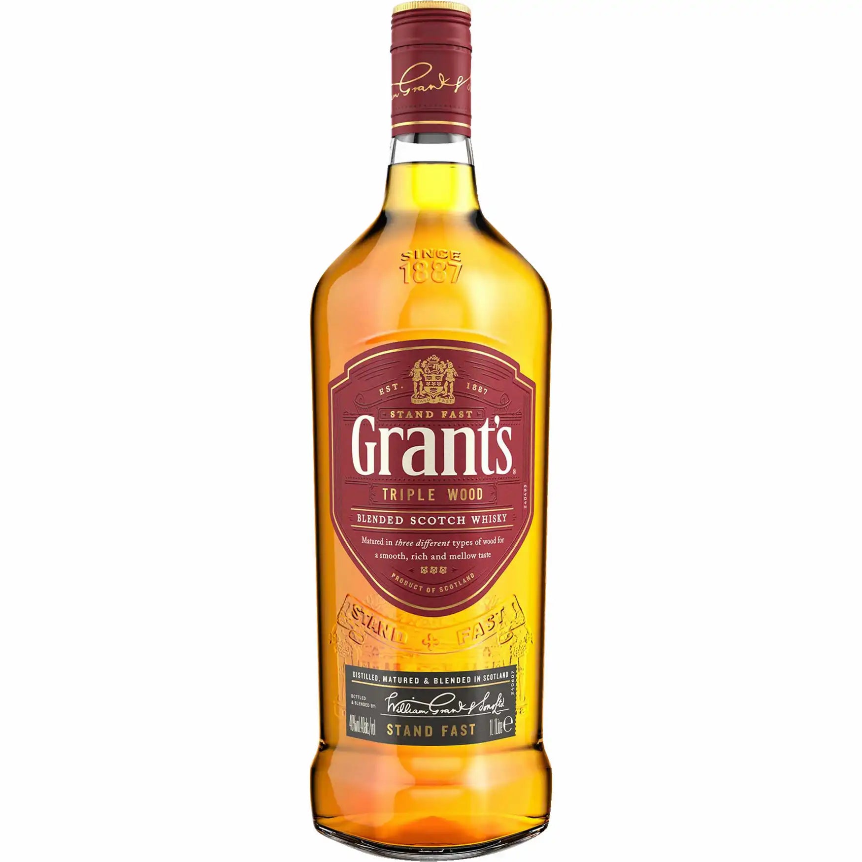 Grant's Triple Wood Whisky 40% 1,0l 2er Pack