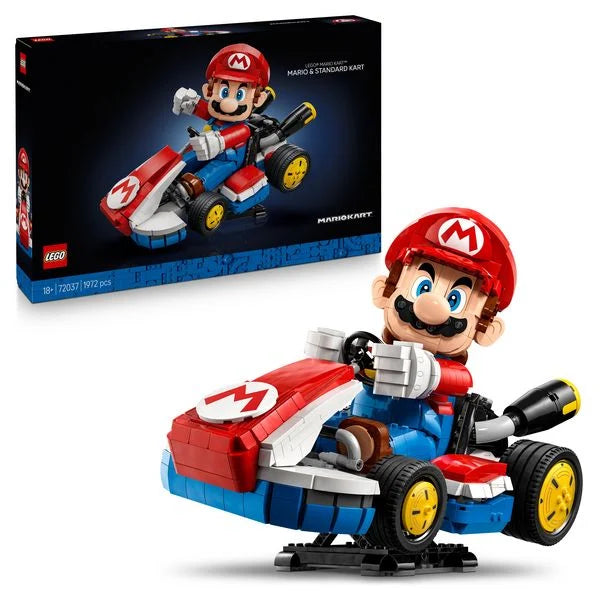 LEGO Super Mario: Mario Kart: Mario & Standardkart samlarmodell 72037 (incl. Transporten)